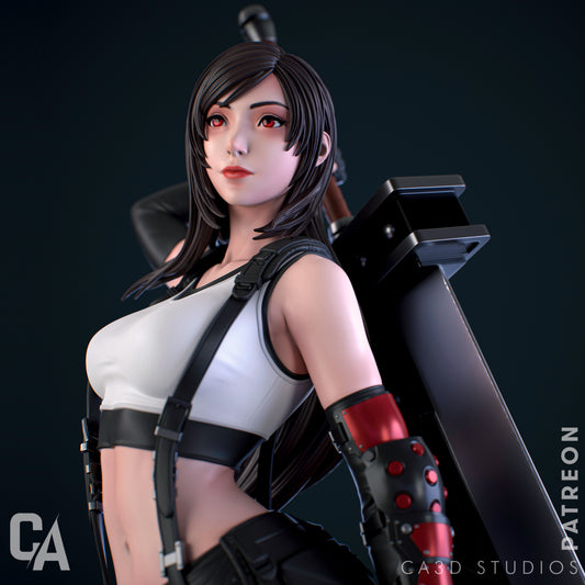 Tifa Lockhart Collectible Resin Fan Art - MTO