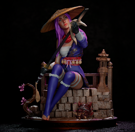 Psylocke Resin Fan Art - MTO (Design by CA3D 2025)