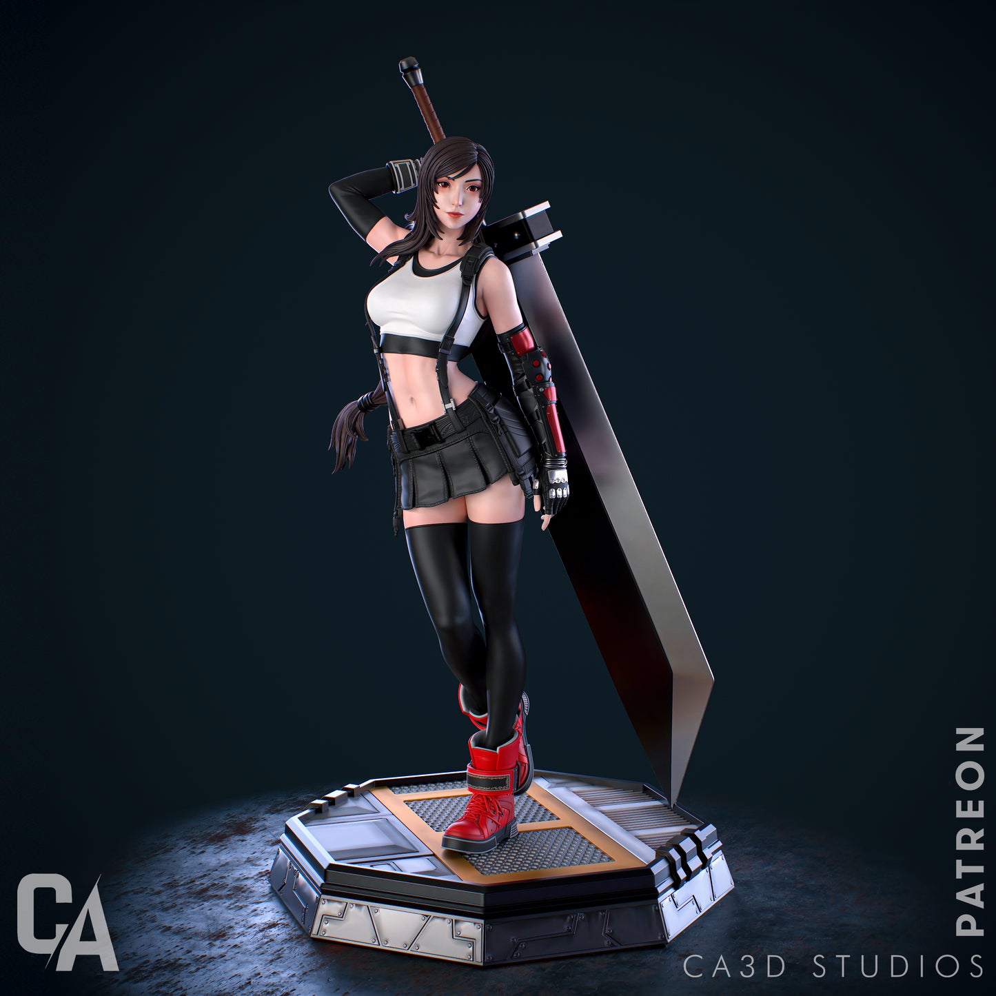 Tifa Lockhart Collectible Resin Fan Art - MTO