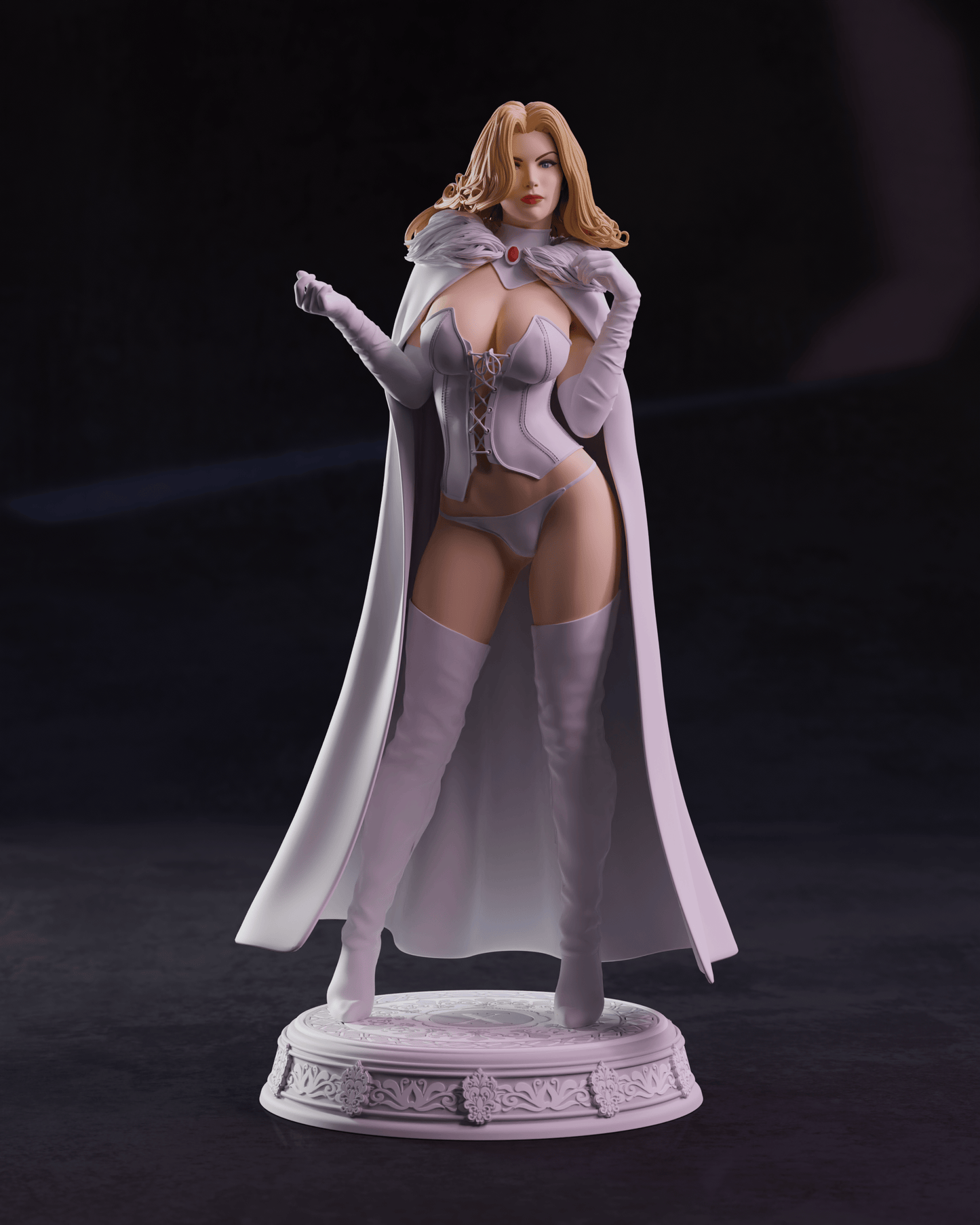 Emma Frost Resin Fan Art Pro Painted - MTO (A3Dv1)