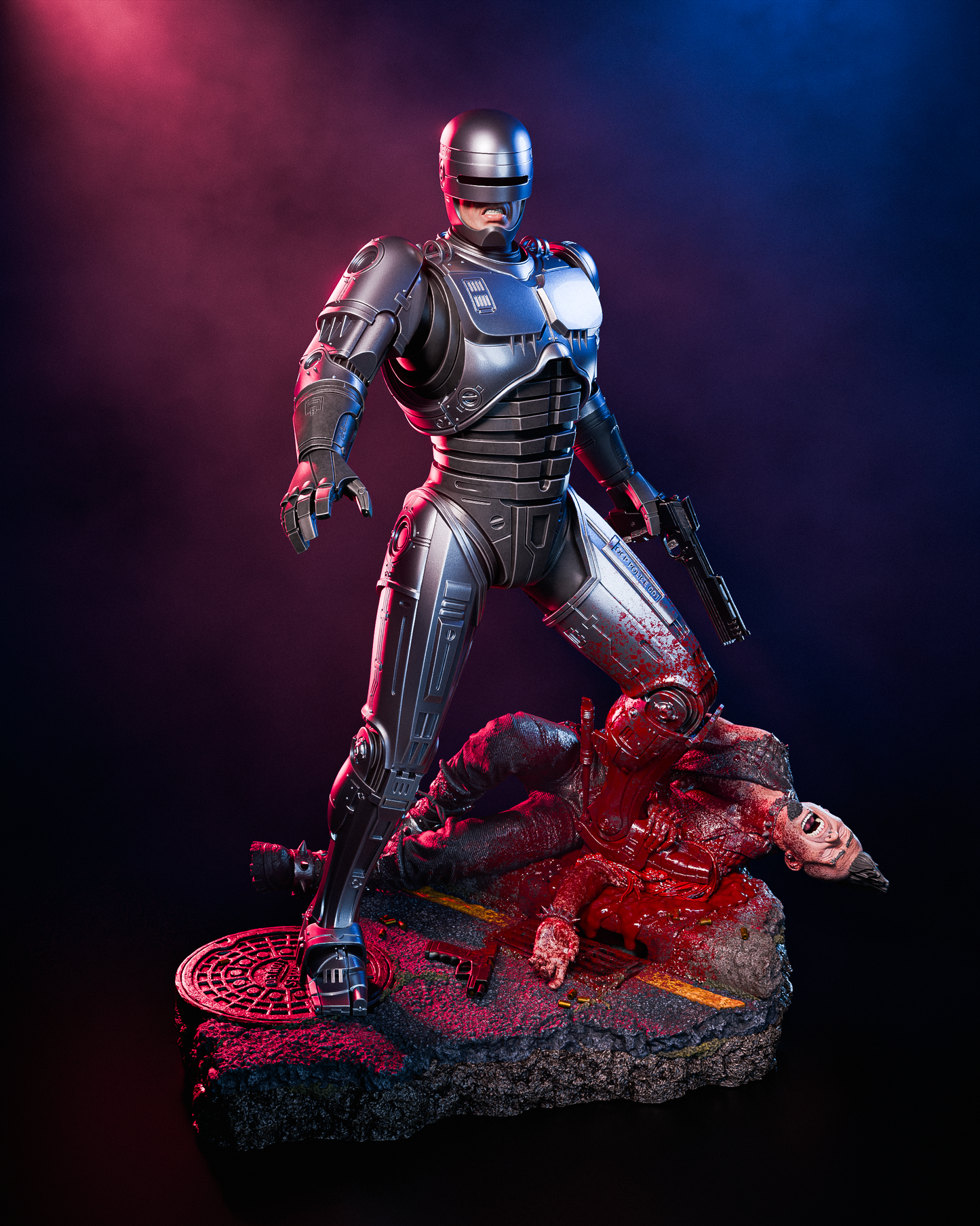 Robocop Resin Art - MTO (Design by CA3D)