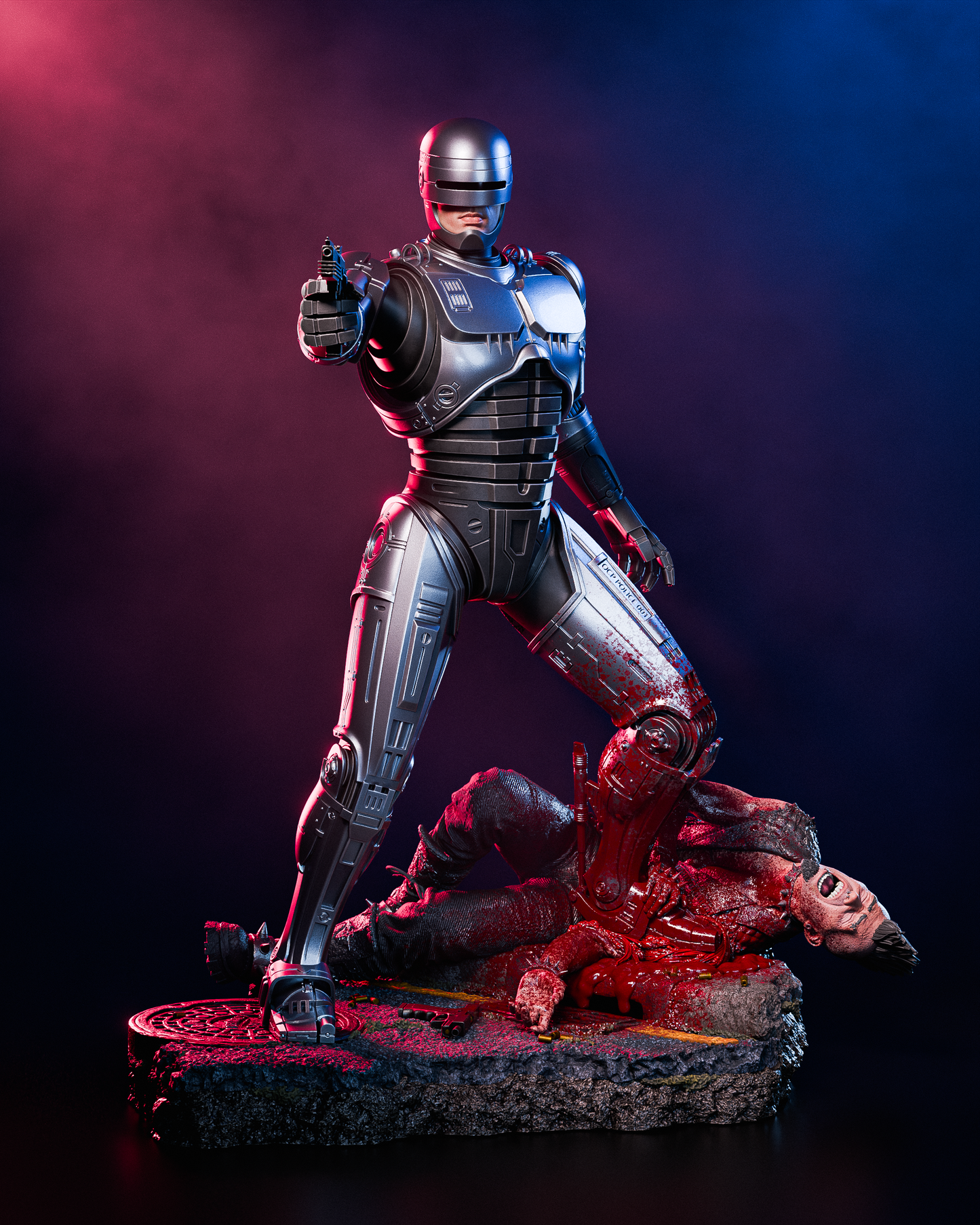 Robocop Resin Art - MTO (Design by CA3D)