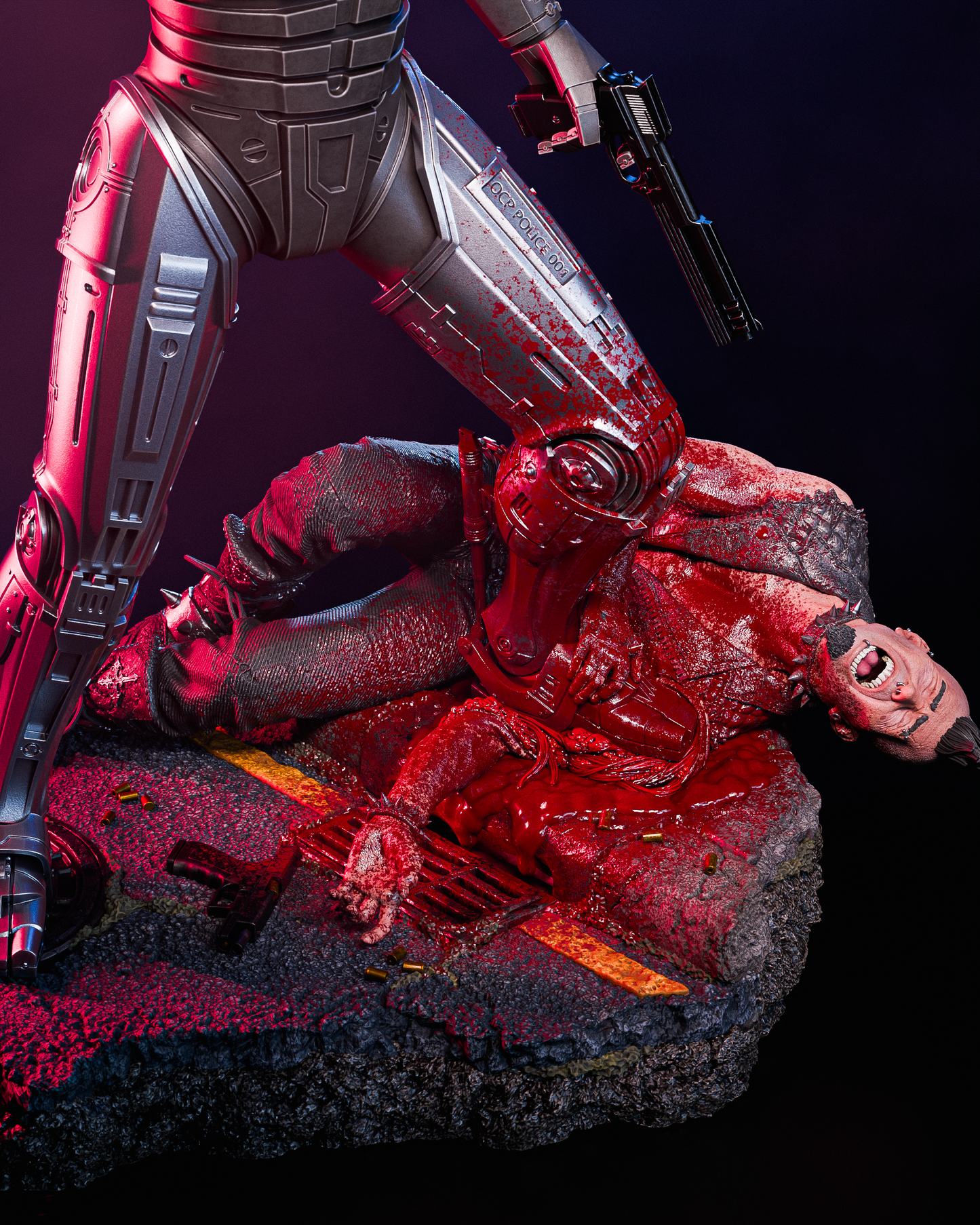 Robocop Resin Art - MTO (Design by CA3D)