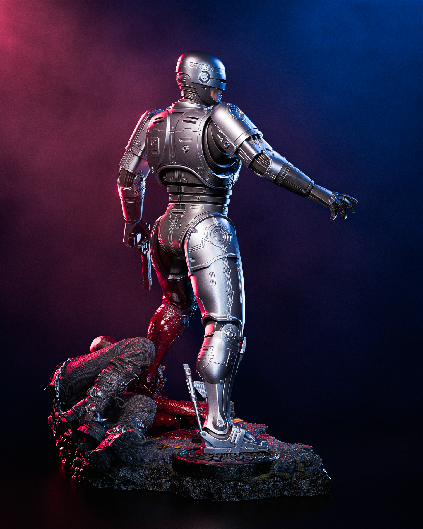 Robocop Resin Art - MTO (Design by CA3D)