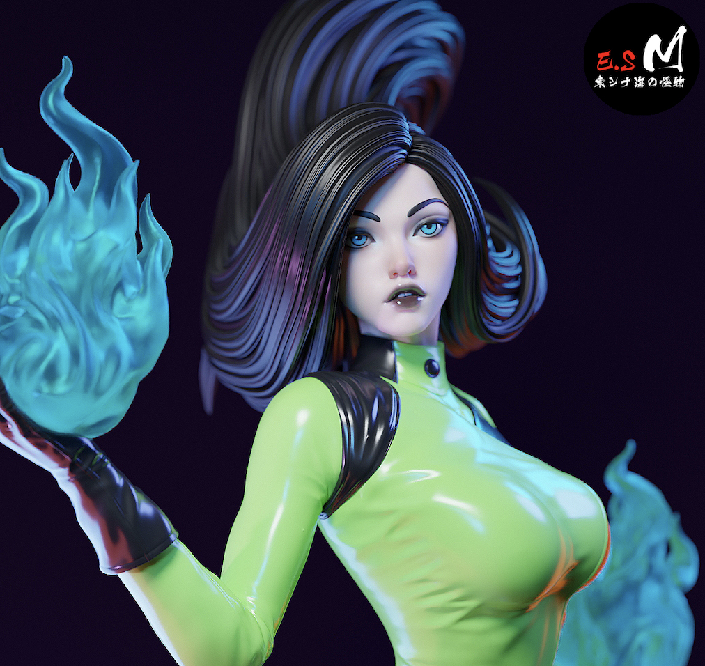Shego Resin Art (East Sea Monster Version)