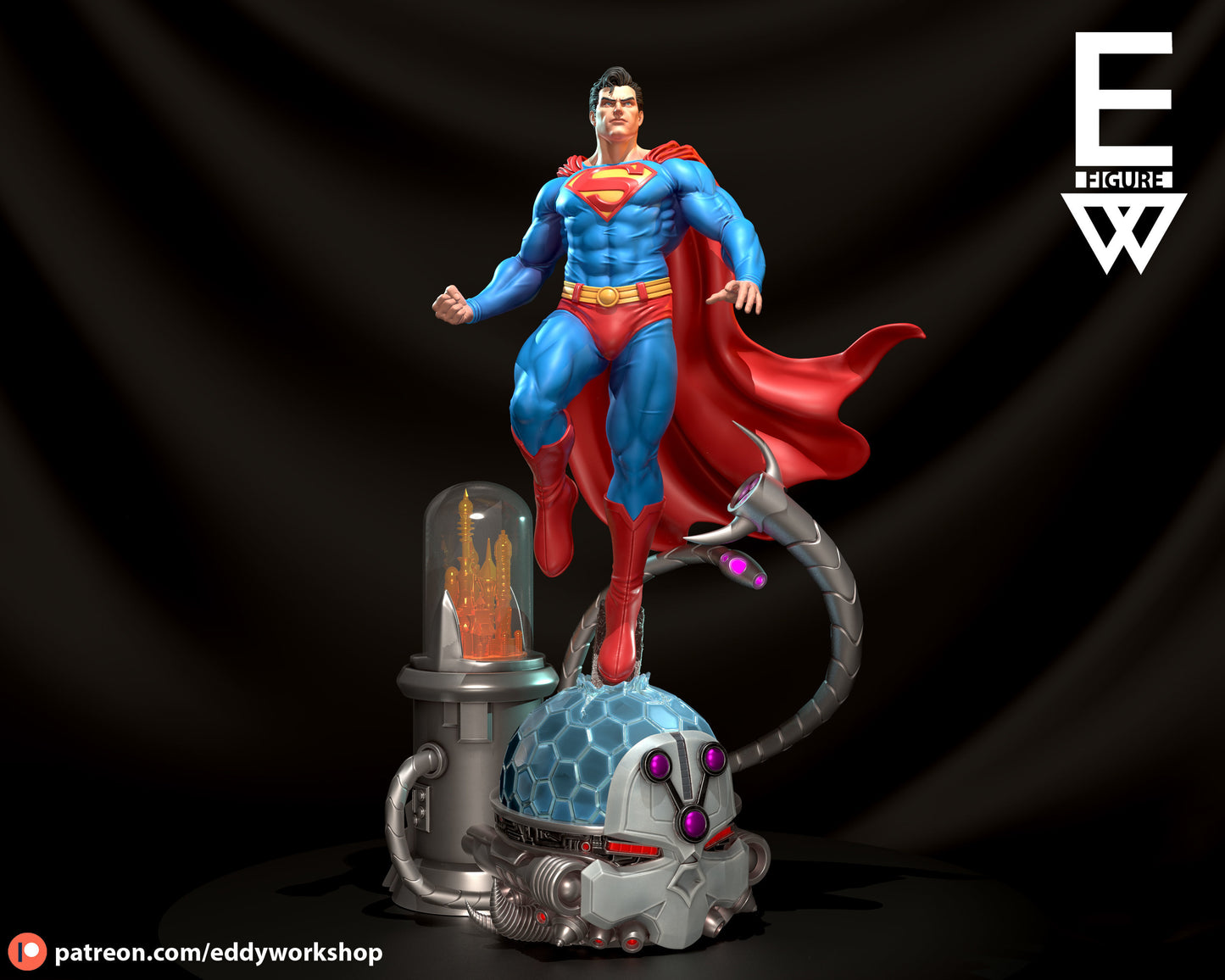 Superman Resin Fan Art Sculpture (EW)