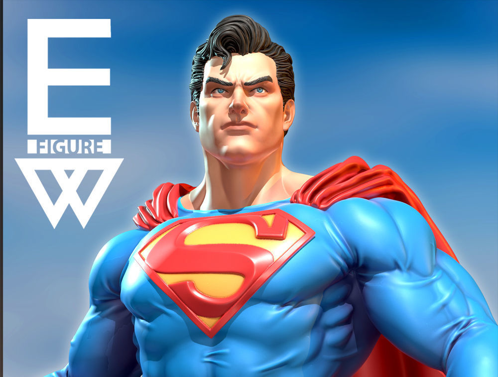 Superman Resin Fan Art Sculpture (EW)