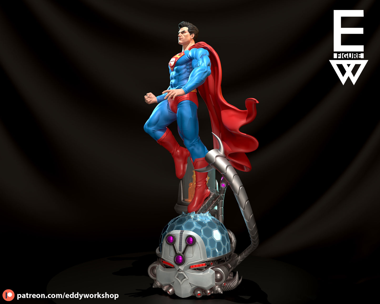 Superman Resin Fan Art Sculpture (EW)