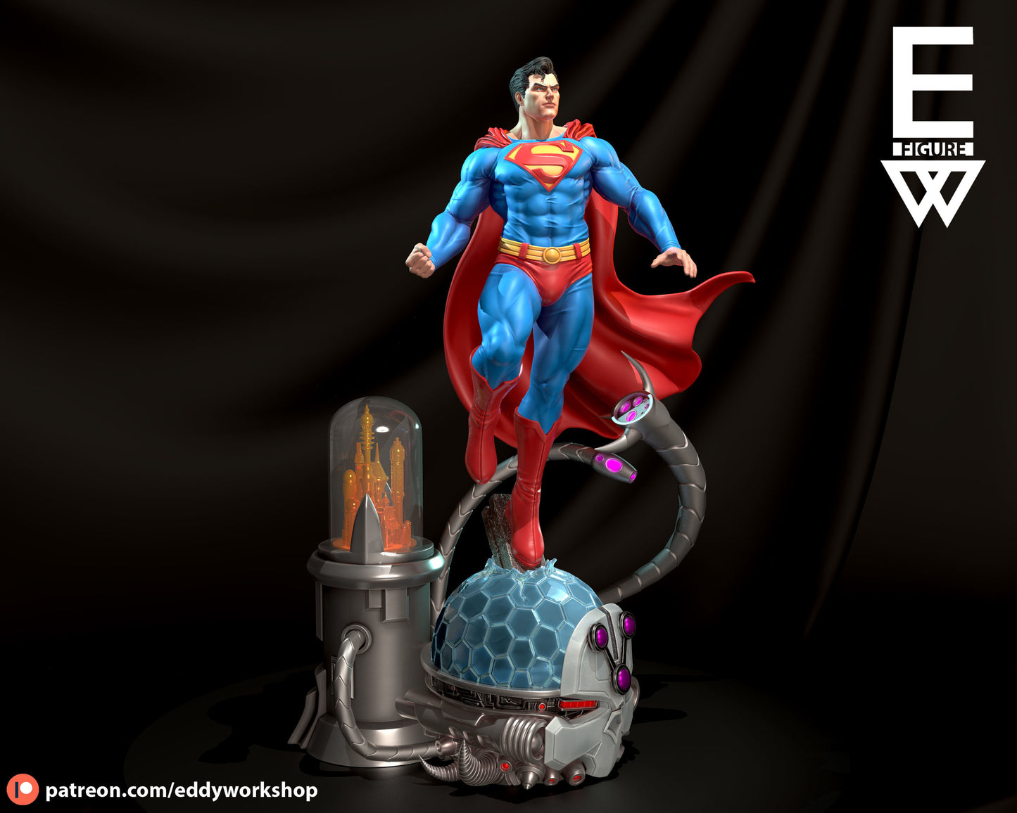 Superman Resin Fan Art Sculpture (EW)