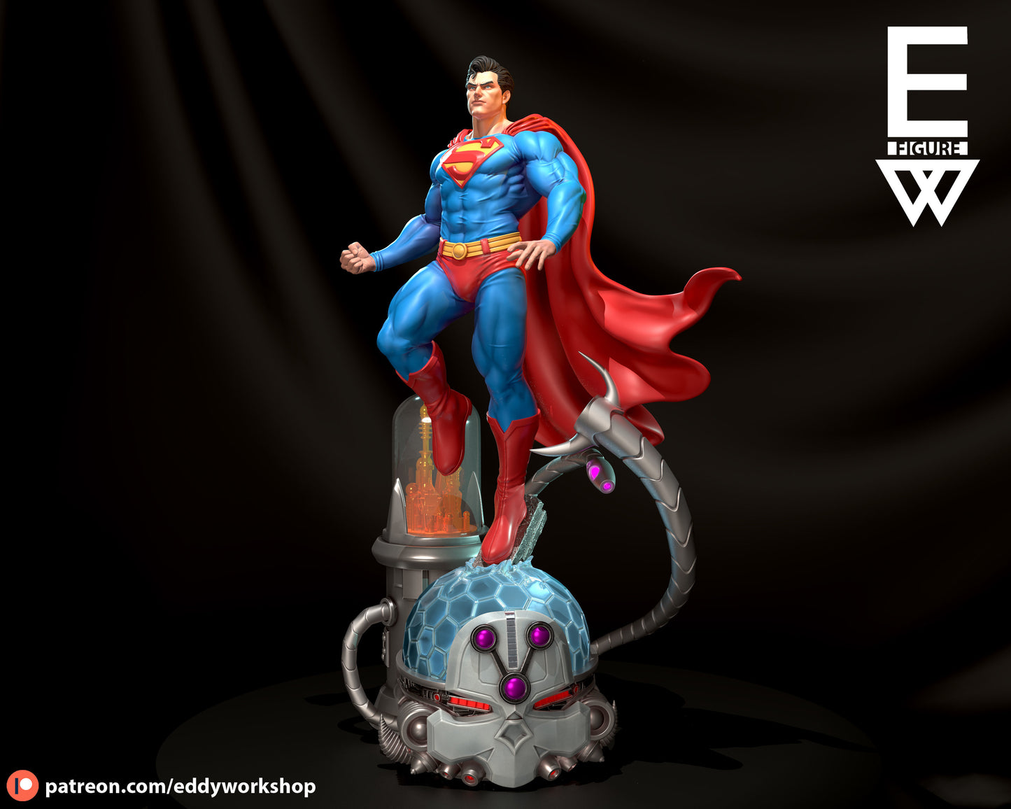 Superman Resin Fan Art Sculpture (EW)