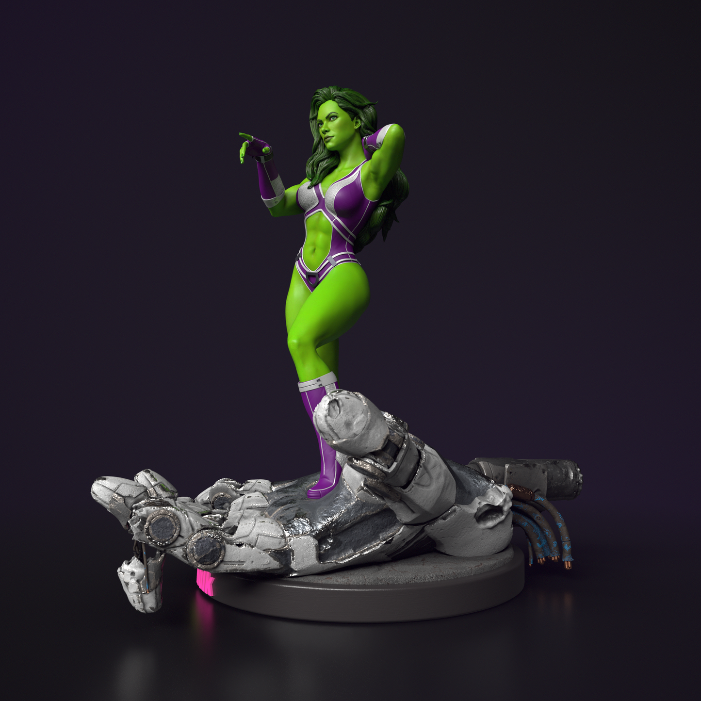 She-Hulk Collectible Resin Fan Art Pro Painted - MTO (OC)