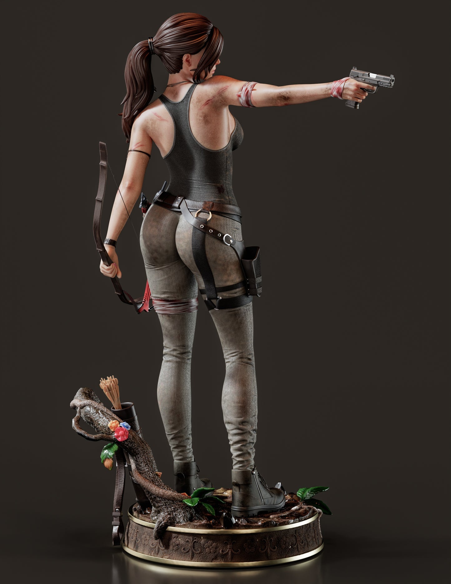 Lara Croft v2 Resin Fan Art (Design by Abe3D)