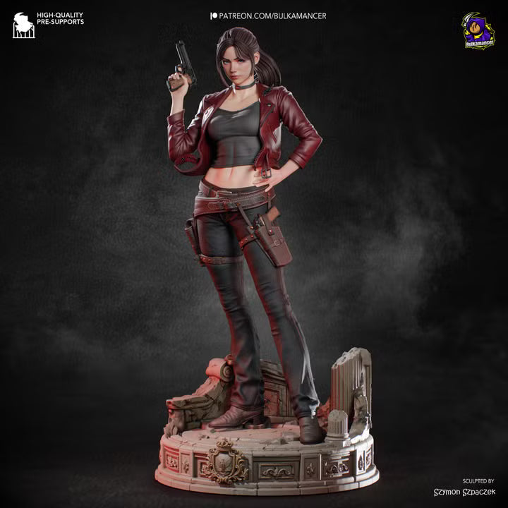 Claire Redfield Resident Evil Resin Art (Design by Bulkamancer)