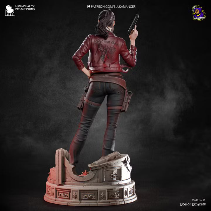Claire Redfield Resident Evil Resin Art (Design by Bulkamancer)