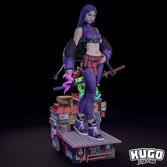 Psylocke Resin Art (East Sea Monster Version)