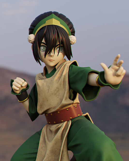 Toph Resin Sculpture (Design by CA3D Studios)