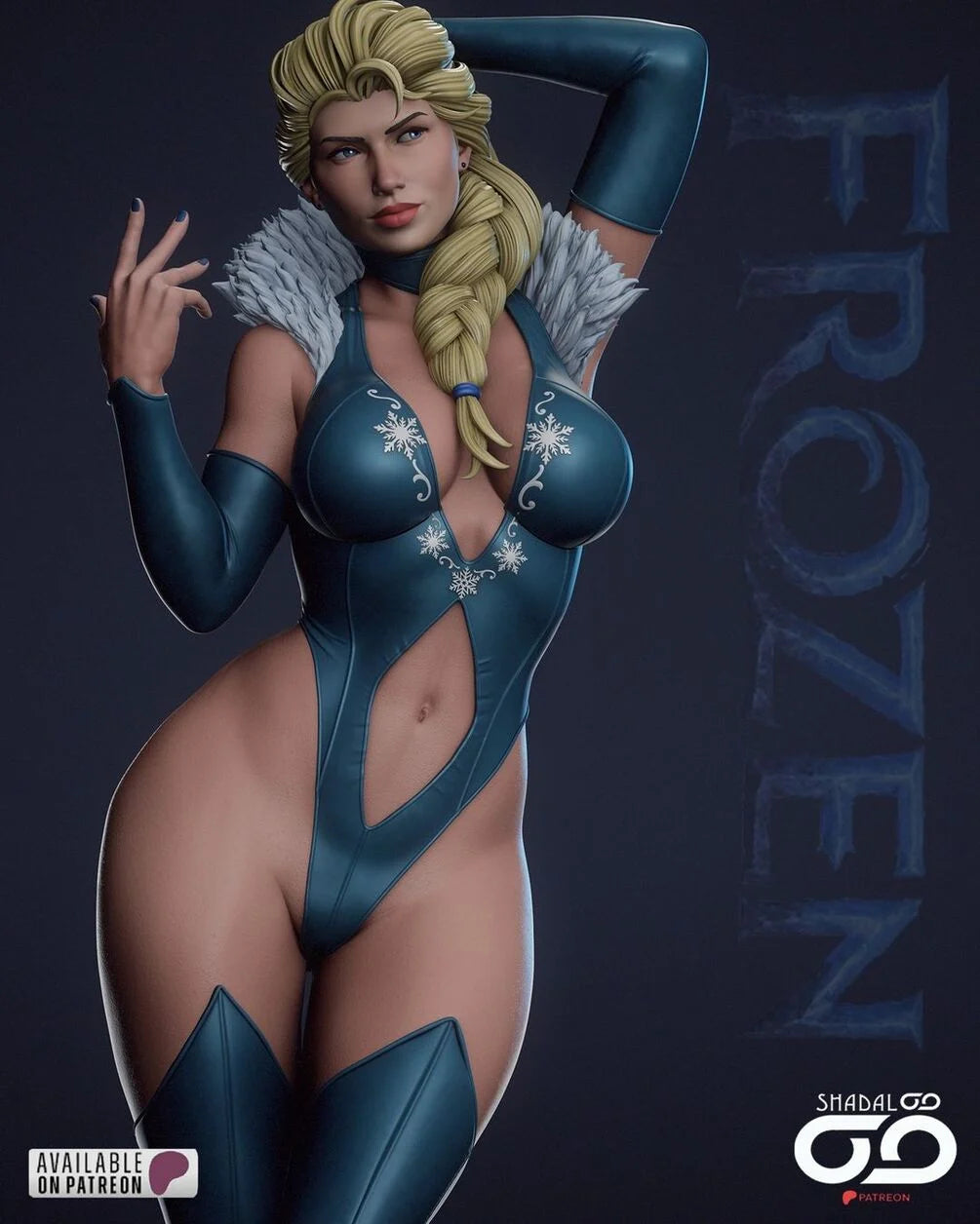Elsa Resin Art (Shadaloo)