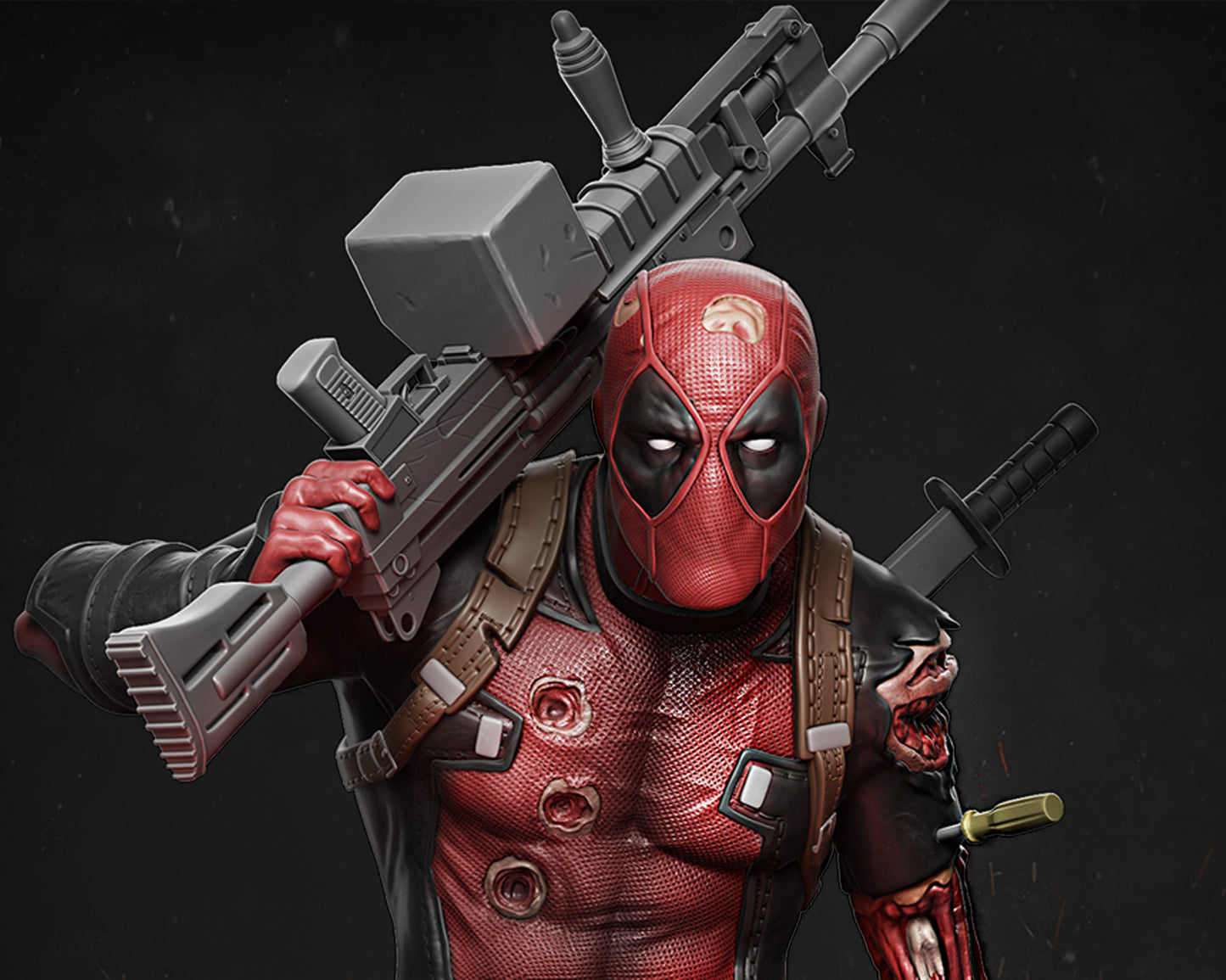 Deadpool Resin Fan Art - MTO (3DMind)