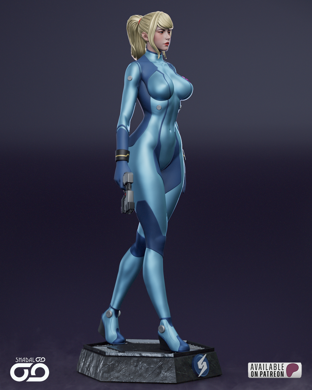 Samus Resin Art (Shadaloo)