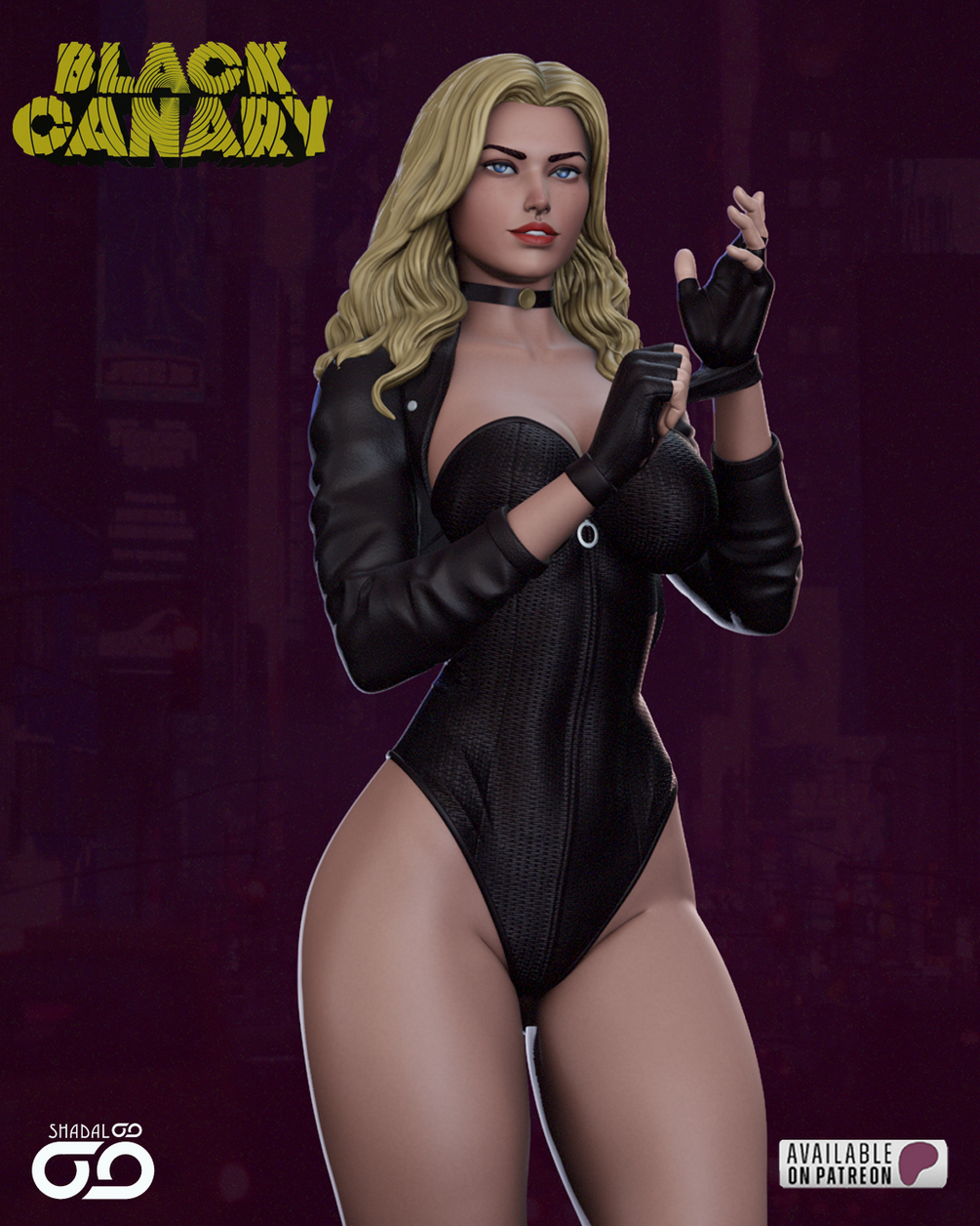 Black Canary Resin Art (Shadaloo)