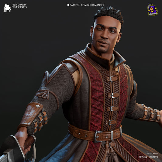Wyll Baldur's Gate 3 Collectible Resin Fan Art Pro Painted - MTO (Design by Bulkamancer)
