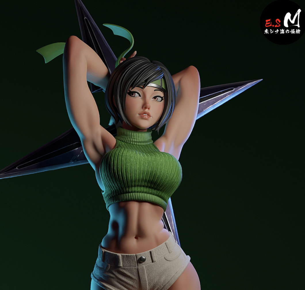 Yuffie Resin Art (East Sea Monster Version)