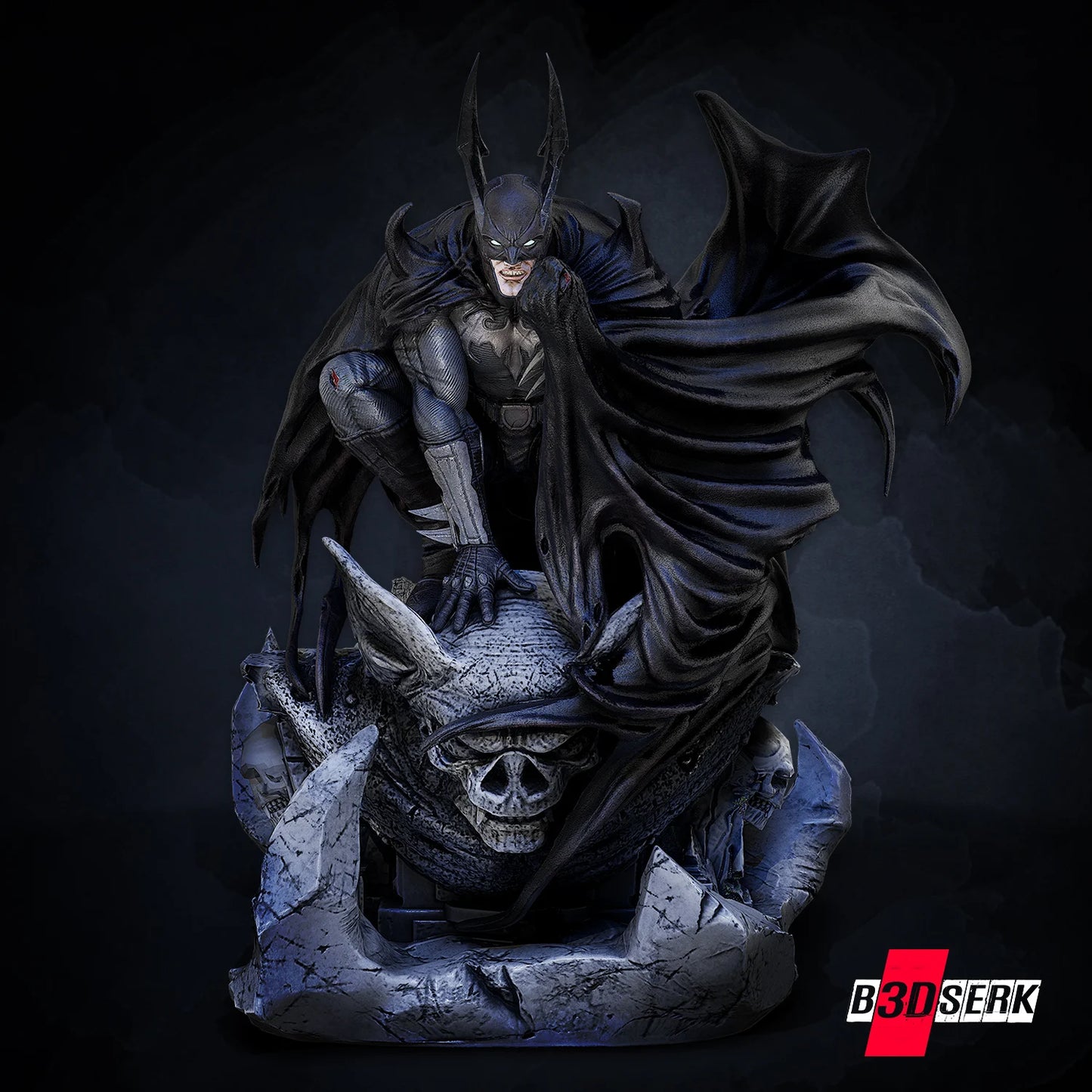 Batman B3dserk Resin Fan Art Pro Painted - MTO